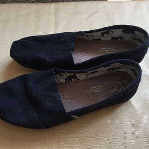 Black Toms Womens size 9
